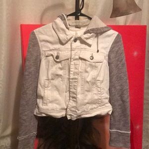 Hoodie jean jacket